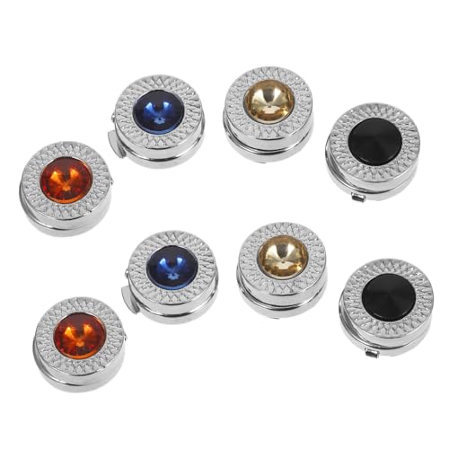 Baluue 4 Paar Manschettenknöpfe Für Herren: Französische Manschettenknöpfe Metall, Flach, Für Den Bräutigam, Schmuck Für Geschäftliche Und Formelle Anlässe, Für Den Bräutigam, Den von Baluue