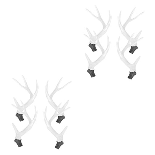 Baluue 4paare Cosplay Geweih Stirnband Künstliche Dekoration Für Weihnachten Und Mottopartys Antlers Langlebiges Material Spaß Und Für Familie Und von Baluue