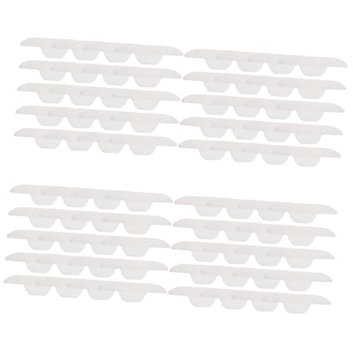 Baluue 4 Sätze Schweißaufkleber Am Kragen Praktisches Saugfähiges Handtuch Kragenreiniger Schweißfänger Anti Sweat Inneres Schweißband Kragen Schweißband Staubfreies Papier 20 Stück * 4 von Baluue