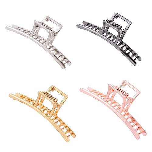 Baluue 4stücke Alloy Haarklammern Elegante Pferdeschwanz Clips Für Frauen Und Mädchen Für Stilvolles Haarstyling Langlebig Und Einfach Zu Verwenden von Baluue