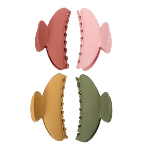 Baluue 4stücke Haarklammer Haarspange Acryl Haar Klaue Clips Damen Haar Clips Große Haarspange Klemmen von Baluue