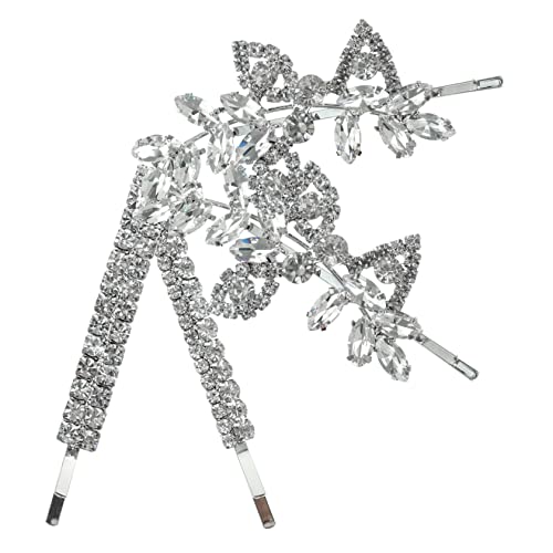 Baluue 4stücke Teiliges Wasserdiamant Haarklammern Für Hochzeiten Brautschmuck Und Festliche Anlässe Glitzernde Haaraccessoires Für Und Mädchen von Baluue