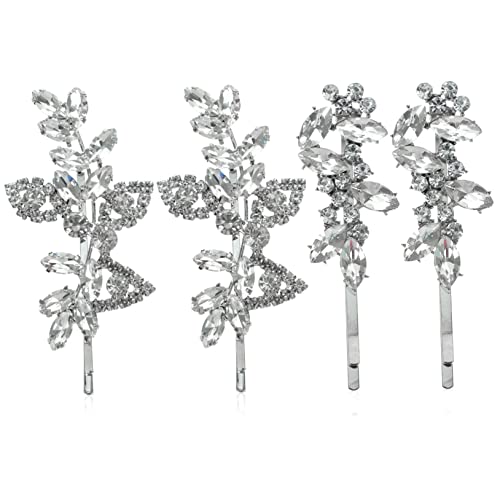 Baluue 4stücke Wasserstein Haarnadeln Für Frauen Strass Haarklammern Für Hochzeit Geburtstag Und Besondere Anlässe Eleganter Haarschmuck Für Bräute Und Partys von Baluue