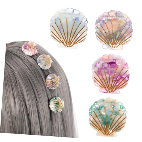 Baluue Haarspangen Mit Muschel-design Stilvolles Haar-accessoire Für Babys Kleinkinder Und Frauen von Baluue