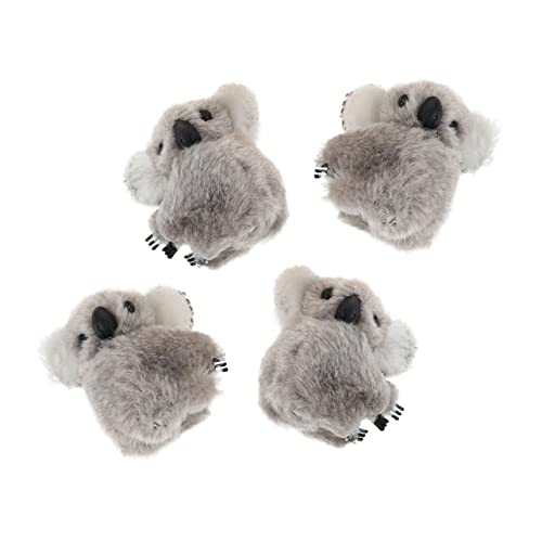 Baluue 4stücke Plüsch Haarklammern Für Junge Mädchen Kreative Haarspangen Aus Weichem Material Für Mädchen Für Geburtstagsfeiern Und Schulaktivitäten von Baluue