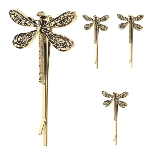 Baluue 4stücke Libellen-haarspange Mit Strass-dekor Dekorative Damen-haarspangen Aus Zinklegierung Für Partys Und Alltag von Baluue