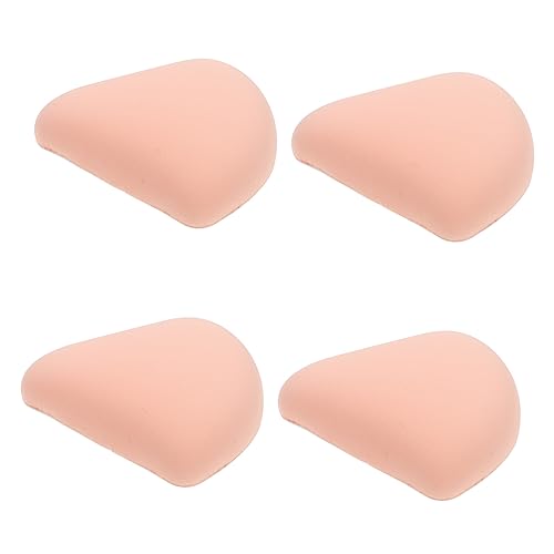 Baluue 4 Stück Make Up Puderquasten Dreieckiger Geschmeidiger Puder Puff für Damen für Flüssige Foundation und Concealer Tragbar Verarbeitung Kosmetik Zubehör von Baluue