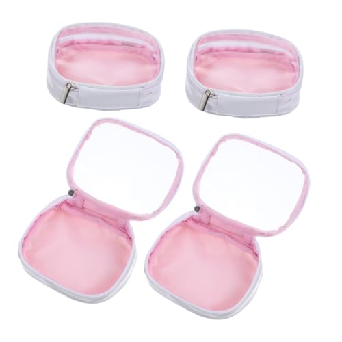 Baluue 4 Stück Make Up Taschen Kosmetiktasche Make Up Reisetasche Reise Make Up Tasche Tragbare Make Up Taschen Reißverschluss Make Up Behälter Make Up Taschen Damen Make Up von Baluue