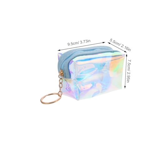 Baluue 4 Stück Mini Geldbörsen mit Schlüsselanhänger Irisierendes Kleines Münzfach Leicht Robust Verspieltes Muster Tragbar für Studenten Praktische Münzbörse für Damen Einfach zu Baluue 4 Stück Mini Geldbörsen mit Schlüsselanhänger Irisierendes Kleines Münzfach Leicht Robust Verspieltes Muster Tragbar für Studenten Praktische Münzbörse für Damen Einfach zu von Baluue