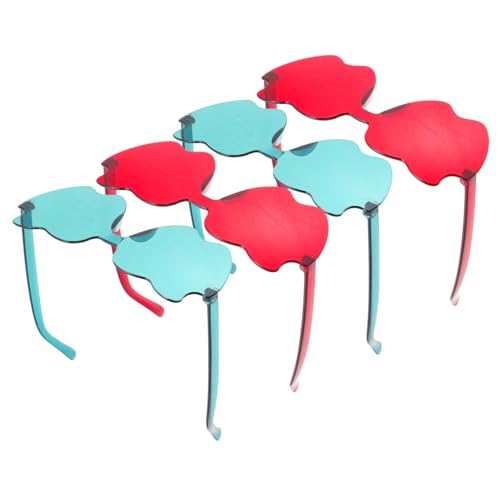 Baluue 4 Stück Rimless Party Sonnenbrille Teilig Design Unisex Leicht PC Material Komfortabel Für Outdoor Urlaub Shopping Self Driving Baluue 4 Stück Rimless Party Sonnenbrille Teilig Design Unisex Leicht PC Material Komfortabel Für Outdoor Urlaub Shopping Self Driving von Baluue