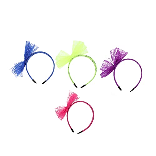 Baluue 4stücke Teiliges Damen Haarband Mit Großem Spitzen-schleifen-design Für Partys Und Cosplay Neongrün Baluue 4stücke Teiliges Damen Haarband Mit Großem Spitzen-schleifen-design Für Partys Und Cosplay Neongrün von Baluue