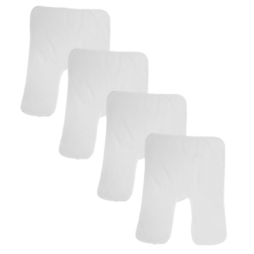 Baluue 4stücke Teilige Gesichtstücher Geteilt Kosmetiker Handtücher Spa Entfernen Für Heimsalon Gesichtsdampfmassage Weiß von Baluue