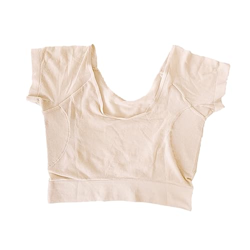 Baluue 4stücke Ultra-dünne Achselpads Unterwäsche Mit Schweißabsorber Waschbare Und Wiederverwendbare Damen Weste Für Sport Und Alltag Atmungsaktiv Und Halb-design von Baluue