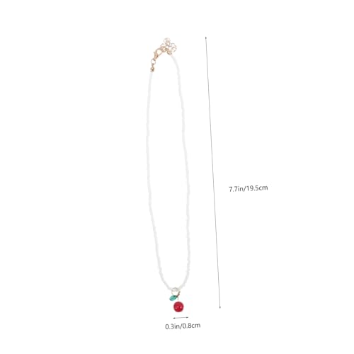 Baluue 4 Stück Teiliges Perlen Choker für Damen Leichte Mehrreihige Beaded Halsketten mit Bunten Glänzenden Perlen Sommerliche Strand Partyhalsketten im lässigen Stil von Baluue