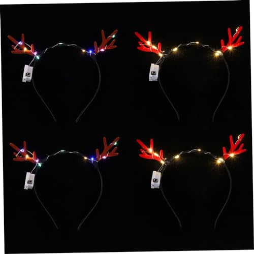 Baluue 4 Stück Teiliges Weihnachts Rentier Haarband Ergonomisch Leicht Lebensechte Geweih Designs Party Kopfschmuck Kostüm Accessoires für Festliche Anlässe Baluue 4 Stück Teiliges Weihnachts Rentier Haarband Ergonomisch Leicht Lebensechte Geweih Designs Party Kopfschmuck Kostüm Accessoires für Festliche Anlässe von Baluue