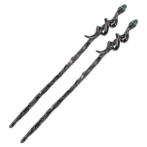 Baluue 4stücke Retro Schlangen-haarstäbe Haaraccessoires Mit Strass Für Hochzeiten Und Partys Haarnadeln Für Und Mädchen von Baluue