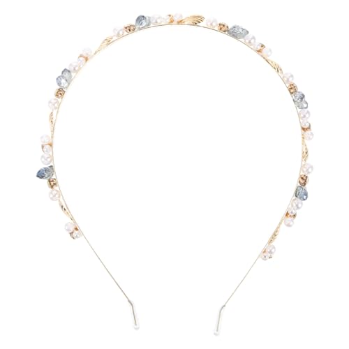 Baluue 4 Stück süße Braut-Tiara graceling gracy kapuzenpullover beads Perlenhaarschmuck für Frauen Meer Stirnband Kopfschmuck zur Strandhochzeit für die Braut Meerjungfrau-Krone Legierung von Baluue