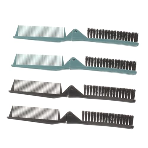 Baluue 4stücke Reisehaarbürste Kompakt Für Damen Herren Tragbar Klappbürste Für Handtasche Reisegepäck Stylingbürste Unterwegs von Baluue