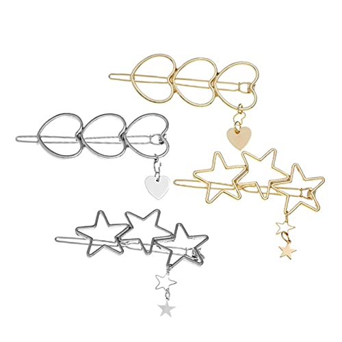 Baluue Haarspangen Mit Einzigartigem Stern-design 4-teiliges Set Seitliche Haarspangen Haar-bobby Modischer Kopfschmuck Perfekt Für Mädchen Elegant Für Jeden Anlass Baluue Haarspangen Mit Einzigartigem Stern-design 4-teiliges Set Seitliche Haarspangen Haar-bobby Modischer Kopfschmuck Perfekt Für Mädchen Elegant Für Jeden Anlass von Baluue