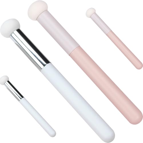 Baluue 4stücke Schwamm-mushroom-puder-puff Und Concealer-pinsel Weiche Waschbare Make-up Werkzeuge Für Frauen Für Grundierung Und Concealer Anwendung von Baluue