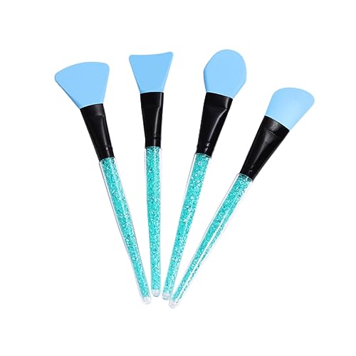Baluue 4-teiliges -pinsel-set – Griff Aus Silikon Und Strass – Make-up-pinsel Für Damen – Modisches Beauty-tool von Baluue