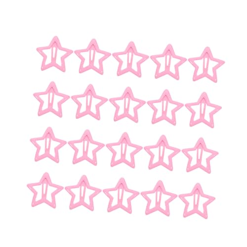 Baluue 40 Stück Stern Haarspangen Kawaii Haarklammern für Damen Mädchen Bunte Niedliche Snap Hair Clips Modischer Haarschmuck für Alltag und Party von Baluue