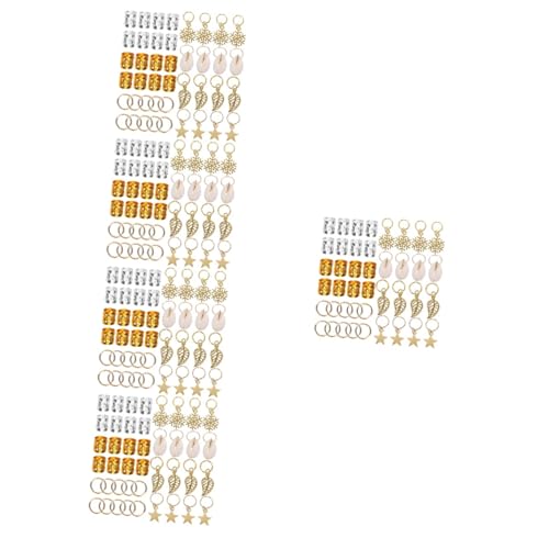 Baluue 400stücke Dreadlock Schmuckset Für Metallringe Haarperlen Und Haarschmuck Für Zöpfe Dreadlock Zubehör Für Und Besondere Anlässe von Baluue
