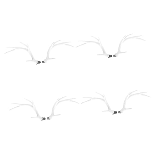 Baluue 4paare Simulierte Hirschgeweih Haarreifen Dekoration Für Weihnachten Und Kostümpartys Lange Geweihe Für Kreative Bastelprojekte Und Festival-outfits von Baluue