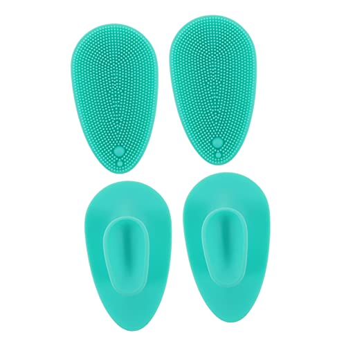 Baluue 4stücke Gesichtsreinigungsbürsten Manuelle Peeling Und Make-up-entferner-bürsten Für Sanfte Gesichtsreinigung Und Exfoliation Tragbar Und Praktisch Für Unterwegs von Baluue