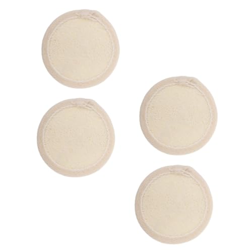 Baluue 4stücke Gesichtsreinigungsschwämme Luffa Sanfte Make-up-entferner-pads Für Hautpflege Wiederverwendbar Für Hauttypen Geeignet von Baluue