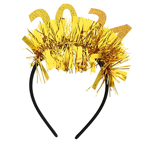 Baluue 4stücke Glitzerndes Neujahrs-stirnband Festliches Haaraccessoire Für Silvesterfeiern Kreative Party-dekoration Langlebig Fotorequisit von Baluue