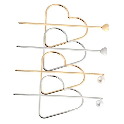 Baluue 4stücke Herz-haarstäbe Perlen-tropfen Für Langes Haar Haarstäbchen Für Frauen Haarnadeln Zur Frisuren-erstellung Baluue 4stücke Herz-haarstäbe Perlen-tropfen Für Langes Haar Haarstäbchen Für Frauen Haarnadeln Zur Frisuren-erstellung von Baluue