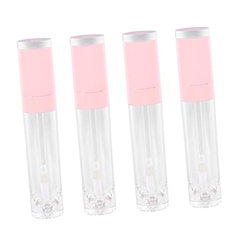Baluue 4stücke Leere Lip Gloss Behälter Nachfüllbare Und Wiederverwendbare Röhren Für Lippenbalsam Transparent Für Reisen Und Alltagsgebrauch von Baluue