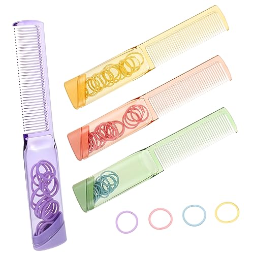 Baluue 4stücke Teiliges Anti- Haarkamm Für Mädchen Und Erwachsene Tragbarer Styling-kamm Mit Feinen Zähnen Für Friseursalons Und Tägliche von Baluue