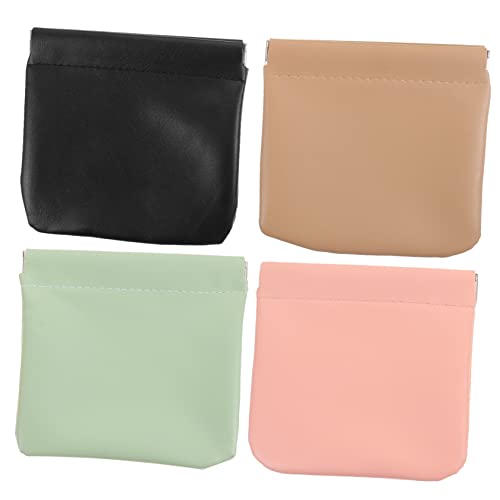 Baluue 4stücke Tragbare Kosmetiktaschen Für Damen Automatische Schließfunktion Für Reisen Und Make-up-Organisation Farben Rauchrosa von Baluue