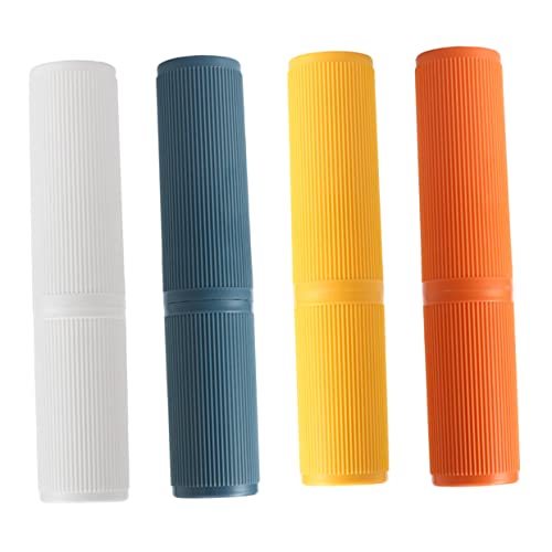 Baluue 4stücke Tragbare Zahnpasta-Box Aus Pp-Material Reise-zahnbürsten-etui Mit Abflusslochdesign Organizer Für Zahnbürsten Und Zahnpasta Kompakt Und Leicht Für Unterwegs von Baluue