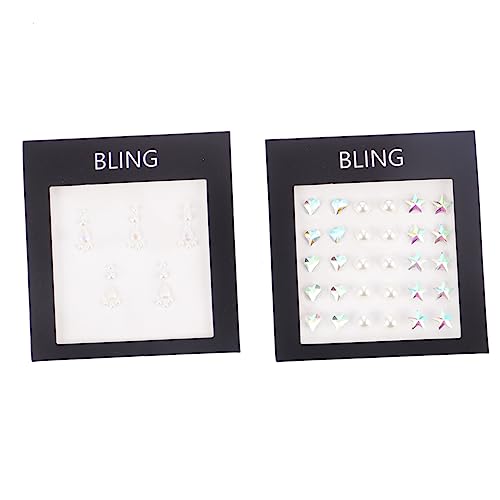 Baluue Acryl-kristall-aufkleber Gesicht Strass Selbstklebende Aufkleber Für Make-up Karnevalsdekor von Baluue