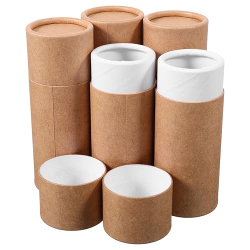 Baluue 5 Stück Flaschenverpackung Für Ätherische Öle Runde Pappröhre Papierflasche Verpackung Für Ätherische Öle Flaschen Für Kartons Papierzylinder Papier von Baluue