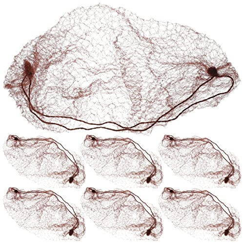 Baluue 50 Stück Haarnetze Unsichtbares Perückennetz Perückennetzkappen Zur Herstellung Unsichtbares Elastisches Randnetz Haarknotenhalternetze Haarnetz-dutt Zubehör Fr Rolle Kind Mädchen von Baluue