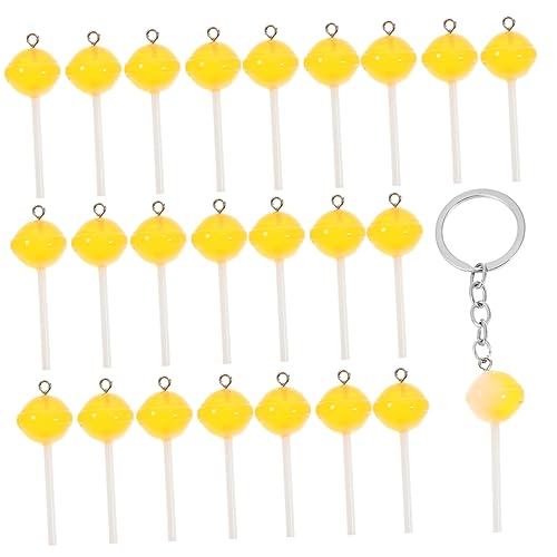 Baluue 50 Stück Lollipop Schlüsselanhänger Charms Transparente Harzanhänger für Diy Schmuck Zubehörteile für Bastelprojekte und Baluue 50 Stück Lollipop Schlüsselanhänger Charms Transparente Harzanhänger für Diy Schmuck Zubehörteile für Bastelprojekte und von Baluue