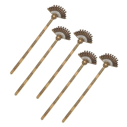 Baluue 5stücke Vintage Haarnadeln Aus Legierung Retro Fächer Haarstäbe Antike Haar Gabeln Exquisites Design Für Damen Und Mädchen von Baluue