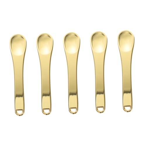 Baluue 5stücke Kosmetik Löffel Aus Zinklegierung Tragbar Für Augencreme Und Makeup-produkte Einfache Reinigung Und Wiederverwendbar von Baluue