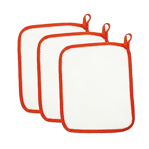Baluue Doppellagige Gesichtswaschlappen Aus Nylon 5er-pack Bade-peeling-handtücher für Männer und Frauen von Baluue