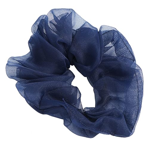 Baluue 5 Stück Haargummis Damen Elastische Pferdeschwanzhalter in Marineblau Weiche Nicht Beschädigende Haarbindungen Für Sommer Und Freizeit Für Damen Und Mädchen von Baluue