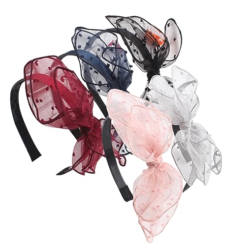 Baluue 5stücke Teiliges Damen Haarband Set Mit Zähnen Und Schleife Sommerliche Rutschfeste Haarschleifen in Schwarz Rosa Und Marineblau Für Stilvolle Frisuren Baluue 5stücke Teiliges Damen Haarband Set Mit Zähnen Und Schleife Sommerliche Rutschfeste Haarschleifen in Schwarz Rosa Und Marineblau Für Stilvolle Frisuren von Baluue
