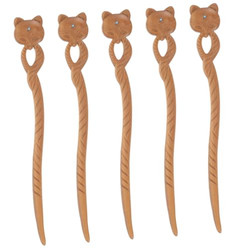 Baluue 5stücke Vintage Holz Haarnadel Mit Fuchs- Elegante Haarspange Für Damen Chinesisches Design Für Hochzeiten Und Alltag Leicht Und Tragbar Handgefertigt Aus Hochwertigem Holz Baluue 5stücke Vintage Holz Haarnadel Mit Fuchs- Elegante Haarspange Für Damen Chinesisches Design Für Hochzeiten Und Alltag Leicht Und Tragbar Handgefertigt Aus Hochwertigem Holz von Baluue