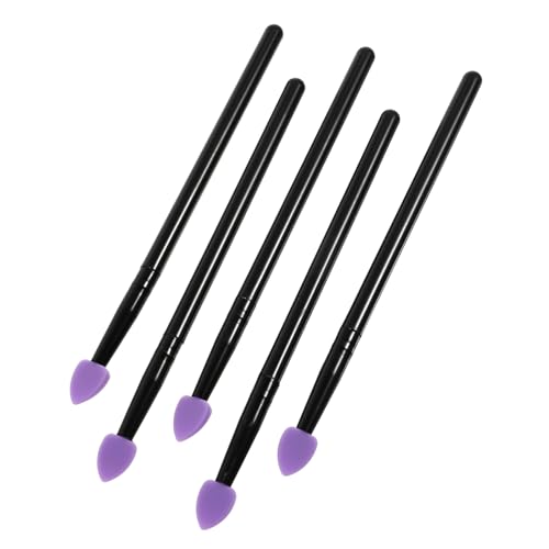Baluue 5 Stück Silikon Lidschattenpinsel Langlebige Make Up für Augen Make Up Leicht zu Reinigen Weich im Griff Kosmetikwerkzeug für Mädchen und von Baluue