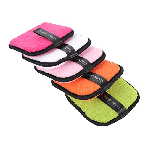 Baluue 5stücke Wiederverwendbare Make-up-entferner-pads Und Gesichtsreinigungsschwämme Make-up-entfernungsschwämme Zufällige Farbe von Baluue