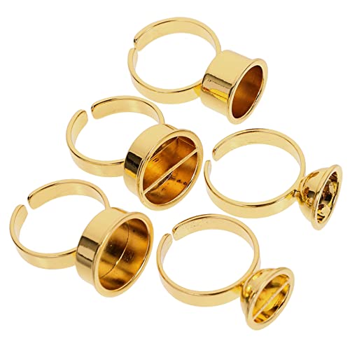 Baluue 5stücke Wimpernring-cups Aus Metall Wimpernverlängerungs-ringe Organizer Für Wimpernkleber Halter Für Wimpern-extensions Für Profis Und Heimwerker von Baluue