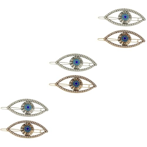 Baluue 6stücke Böse Augen Haarklammern Mit Strass Vintage Haarnadeln Für Frauen Modische Haarspangen Für Hochzeiten Partys Alltag Und Besondere Anlässe Antikem von Baluue